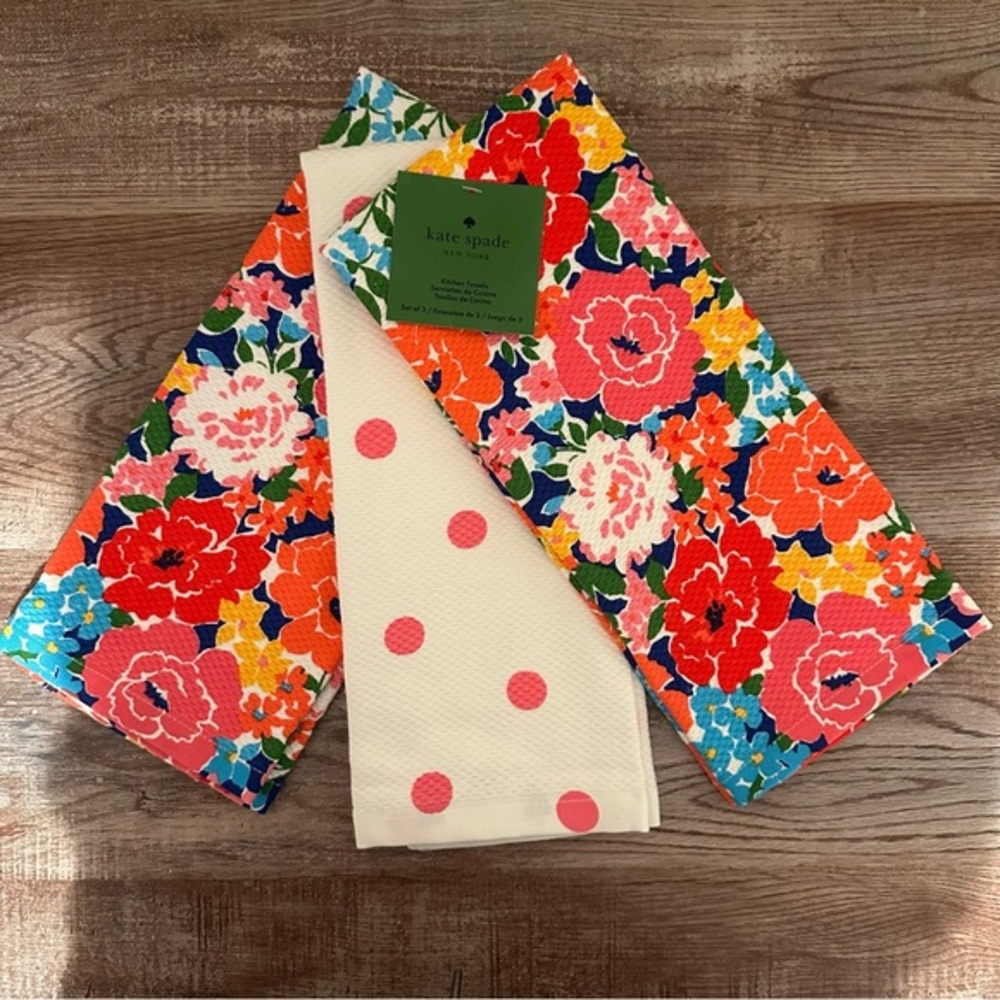 Kate Spade New York 3PCK Kitchen Towels
